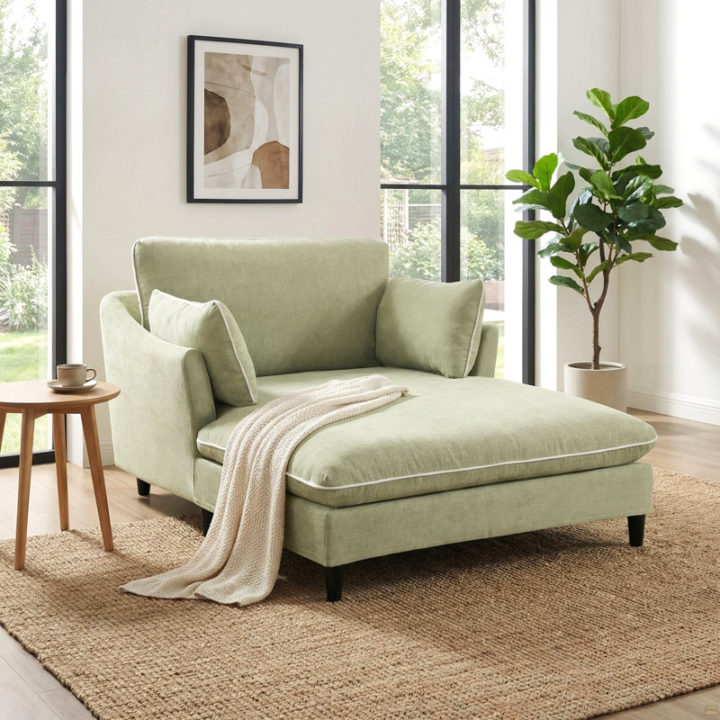 Canapé-lit 51,2 po Modern, Vert