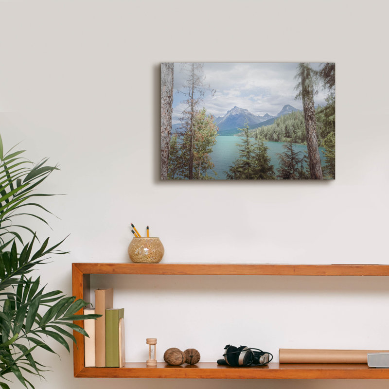  «Glacier Lake Wonderful» par Life BeautifuLEE, art mural sur toile, 18 po x 12 po, H 12 po x l 18 po
