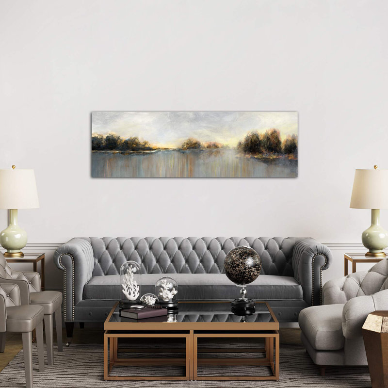 Rain At Dawn by Nan - Wrapped Canvas Panoramic Painting, 182.88 cm H x 60.96 cm W