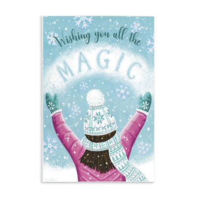 Wishing You Magic Wall Plaque Art by Elizabeth Tyndall