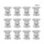 12 Pack Clear Candle Holders