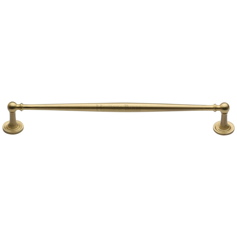 Heritage Brass Heritage Cabinet Pull Colonial Design, Satin Brass, 15.2cm H x 2.5cm W x 17.7cm D