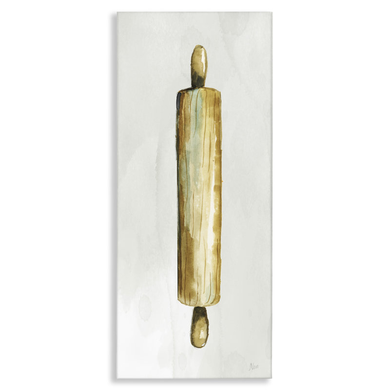  Rustic Rolling Pin Canvas Wall Art by Nan, H 40 po x l 17 po
