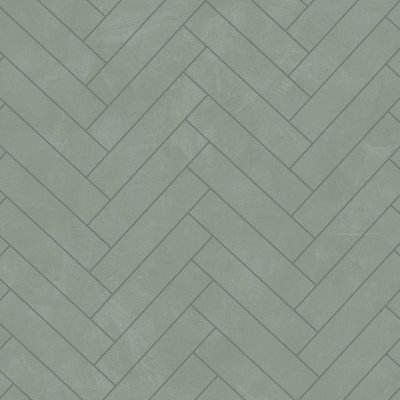 Colorart 1X4 Herringbone Mosaic Aloe