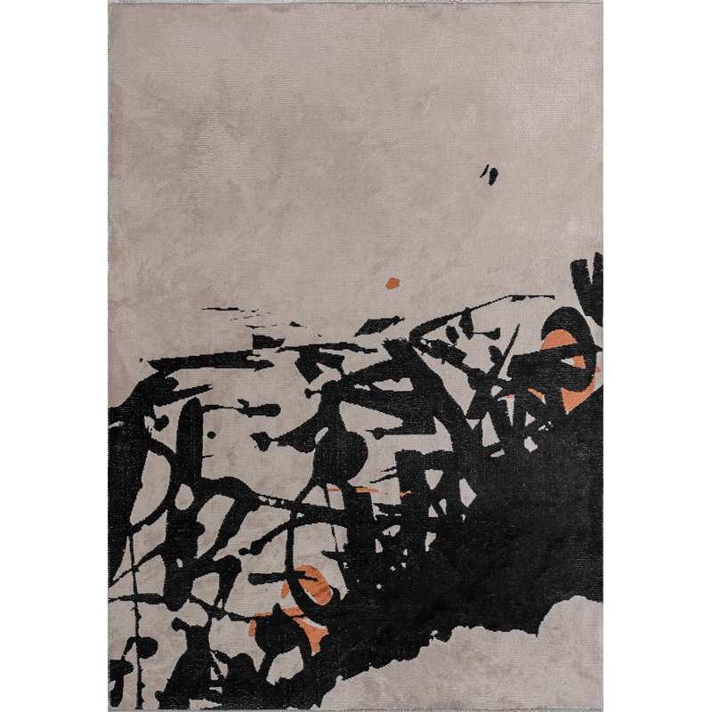 Rapture Abstract Area Rug, Rectangle 6'7" x 9'10"