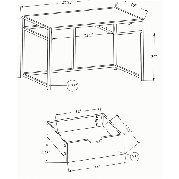 Dimensions du produit