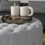 Homcom Button Tufted Ottoman Foot Stool With Velvet