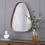 Miroir Irrgeular avec cadre en bois