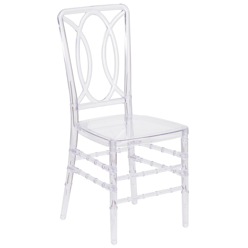 Elegance Crystal Ice Glam Stacking Chair - UV and Scratch Resistant