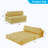 Convertible Corduroy Floor Sofa Bed, Adjustable Sleeper Lounge Couch, Multi-Functional Fold Out Chaise for Living Room & Guest Room-1165087636