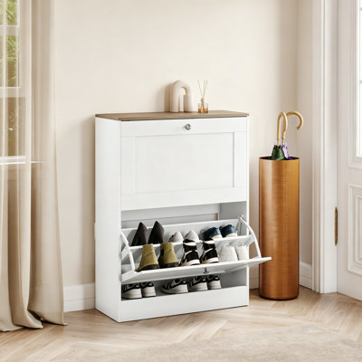 10 Pair Shoe Storage Cabinet