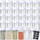 Paquet de 36 pots à épices en plastique transparent de 3 oz avec étiquettes et capuchons de shaker, bouteilles d'épices vides