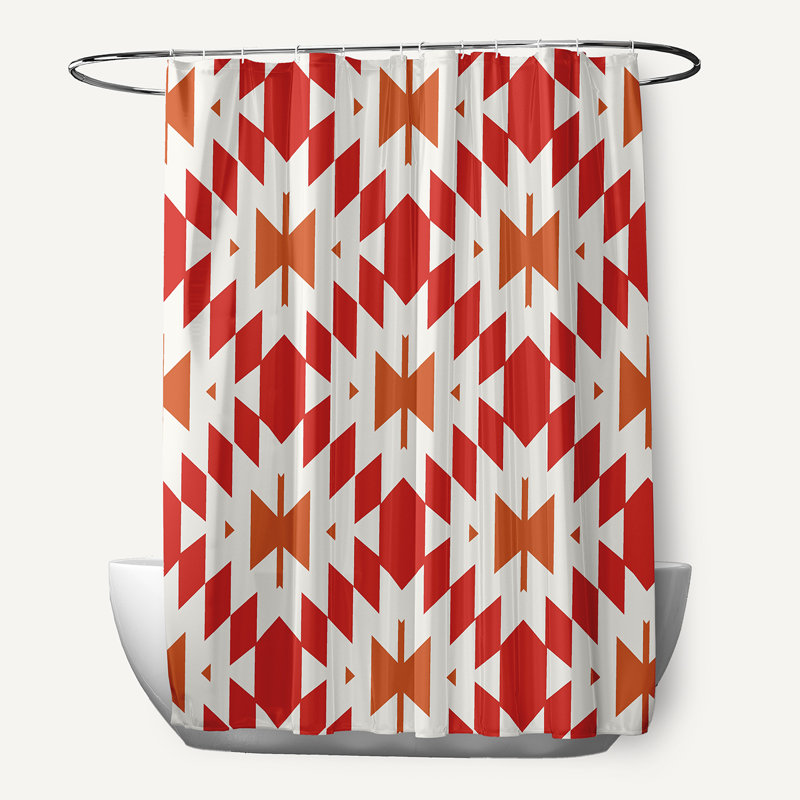 Rideau de douche Senoia, Orange