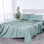 Ensemble de draps rayés Bibb Home 1000 fils - 100 % coton égyptien