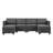 Storage 6-PC Modular Sectional With USB & Type C-247273002