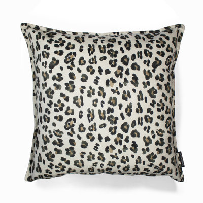 Velvet Animal Print Throw Pillow Cover & Insert