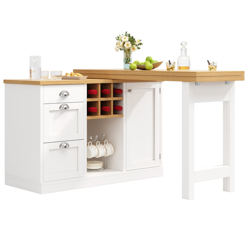 Kitchen Island, White