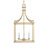 Uttermost Montreal 4 Light Brass Lantern Pendant