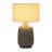 Harmanjit Textured Modern 19"H Ceramic Cylinder Mesh Table Lamp-369948397