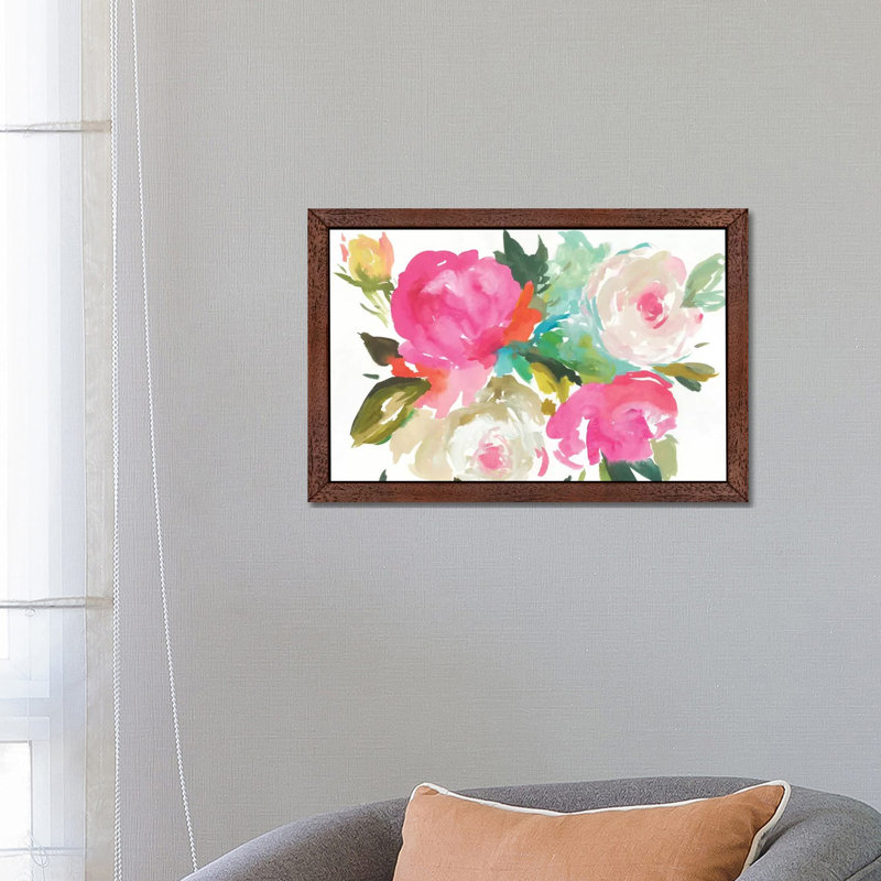 Belle I 1 Piece Painting on Canvas, 101.6 cm H x 66.04 cm W, Brown Framed
