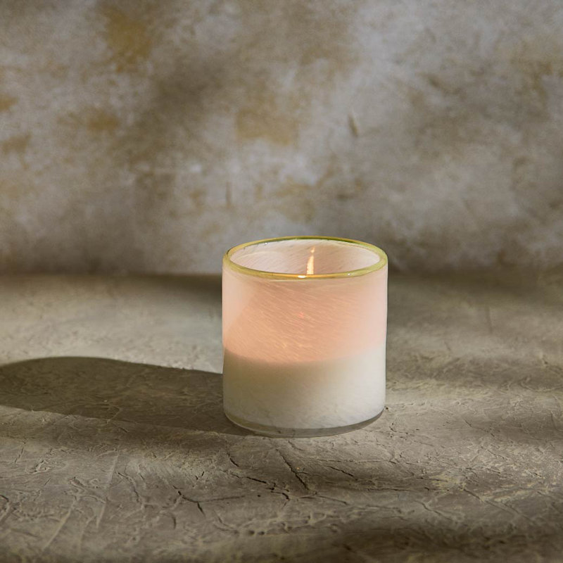 Feu de Bois Scented Jar Candle, 4" H x 4" W x 4" D
