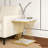 2-Tier Square End Table Modern Bedside Table