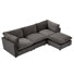 Eagan 106.4" W L-Shaped Upholstered Modular Sectional