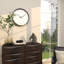 Horloge murale en verre 19,63 "Amburgey-39132229