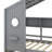 A Wooden House Bed With Two Drawers, Designed As A Kids' Bed Featuring A Storage Shelf-689641221-689641216