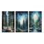 «Winter Snowy Evergreen», 3 pièces sur toile-1173625943-1173625942