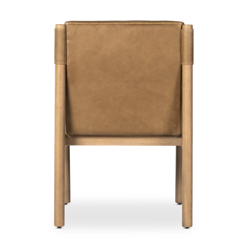 Kiano Upholstered Dining Chair, Palermo Drift Genuine Leather