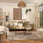 Boyett Solid Wood Floor Lamp with Linen Shade