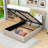 Upholstered Platform Bed with a Hydraulic Storage System-794724901-794724900