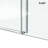 56-61" W x 66" H Frameless Single Sliding Tub Door with 3/8" (10mm) Clear Tempered Glass, Shatter-Resistant Film & Installation Hole Locator - Square Top Rail-118161709