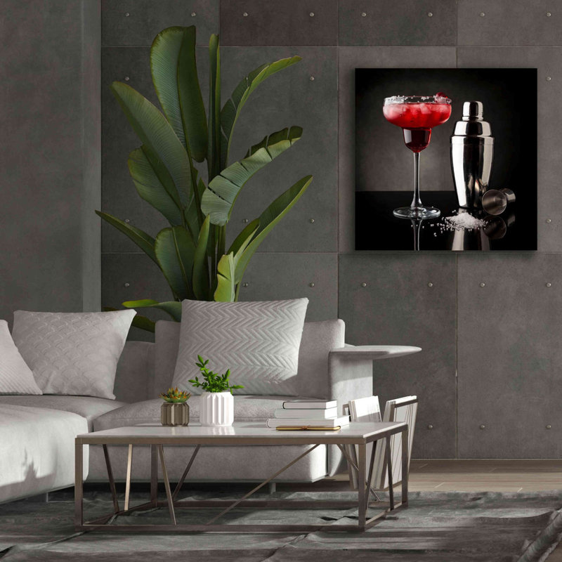 «Cherry Margarita» par Epic Portfolio, art mural sur toile, H 37 po x l 37 po x P 1,5 po