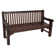 Solid Wood Eucalyptus Outdoor Bench