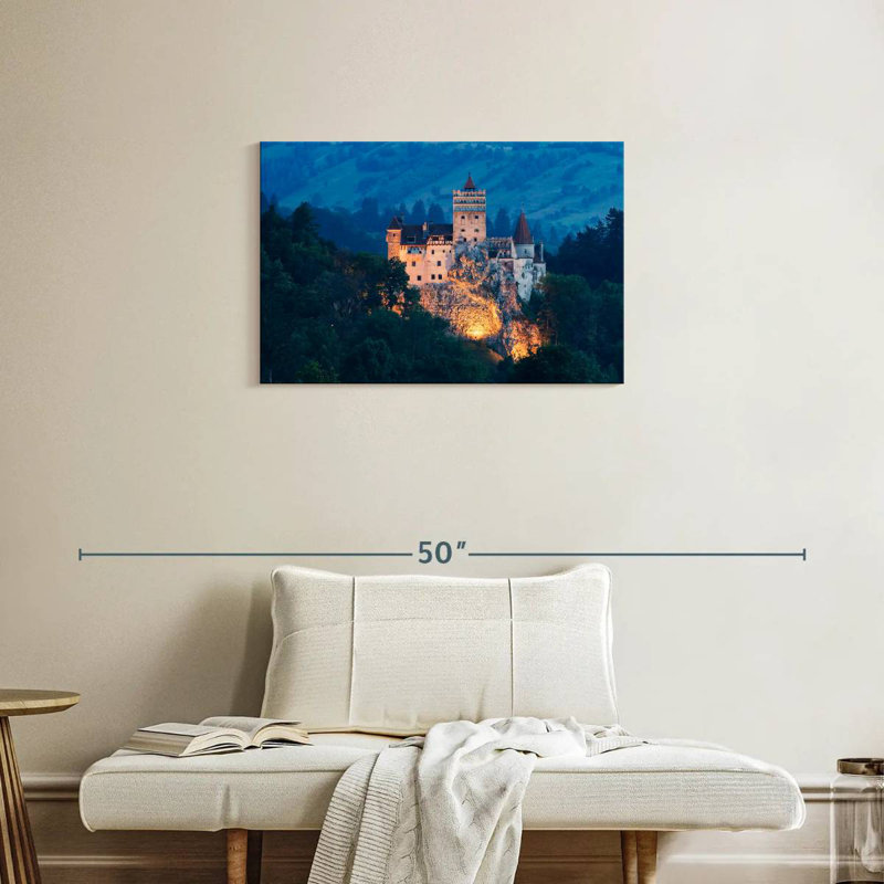 Château de Bran Hill, H 20 po x l 30 po