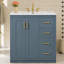 Single Bathroom Vanity with Ceramic Top