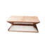 Table basse en bois massif rétro Burlywood