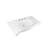 The Renovators Supply Inc. 19.75'' White Vitreous China Rectangular Bathroom Sink