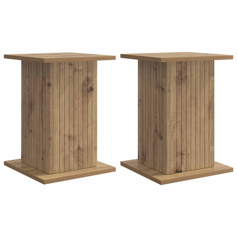 Plant Stand - Set of 2, Artisan Oak