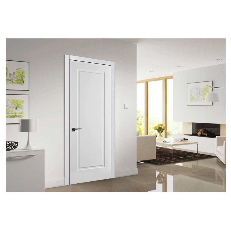 Porte intérieure traditionnelle à 1 panneau laminé blanc doux seulement, 24 po x 80 po