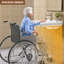 Lavabo en forme de U de 25,4 po x 21,6 po ADA accessible en fauteuil roulant avec système de support triangulaire renforcé