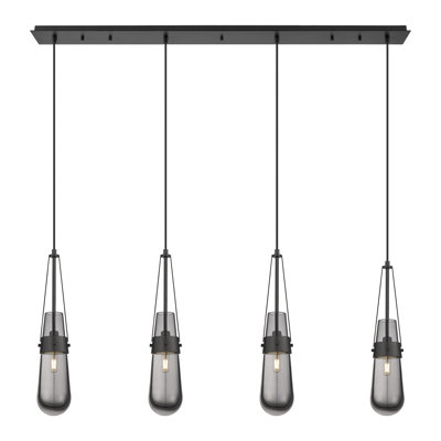 Luminaire suspendu grappe 4 lumières Spradley