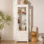 Vitrine 71 po, 2 tiroirs, tapissier, rangement pour le vin, éclairage DEL pour la maison - standard
