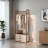 Large - Capacity Coat Rack with Drawers
