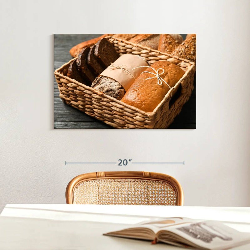 Yarlin Bread Gift Basket, 16" H x 24" W