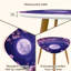 Ensemble de 2 tables basses gigognes Triangle Nesting