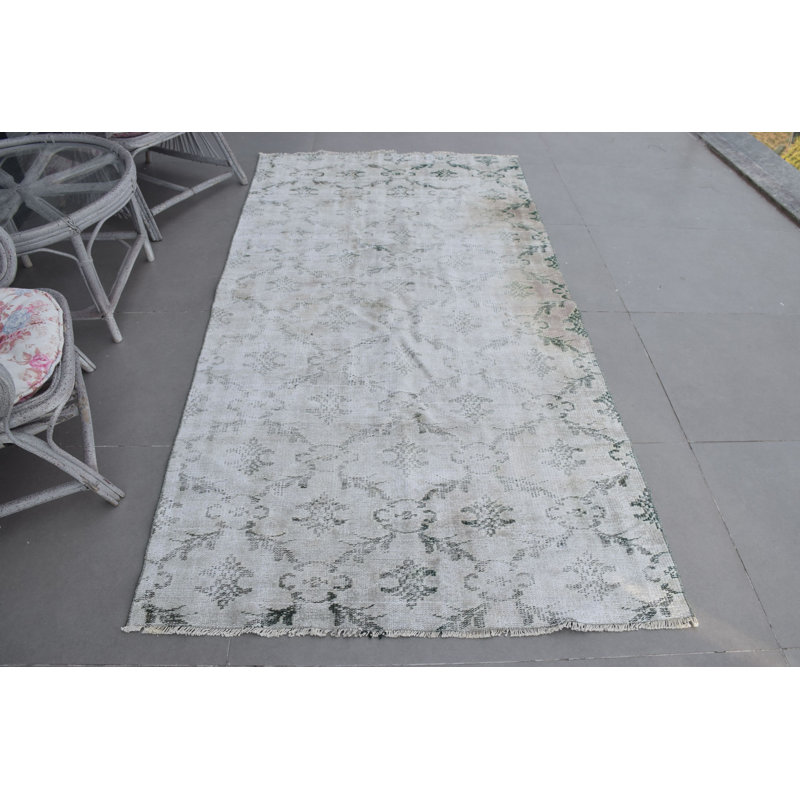 Tapis organique Oushak - Décoration de chambre rétro et turque avec un design oriental discret