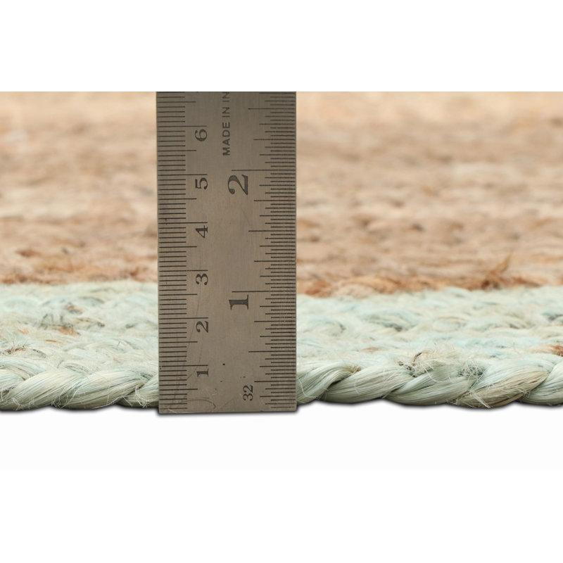 Round Webbe Geometric Hand Woven Area Rug, Round 200cm